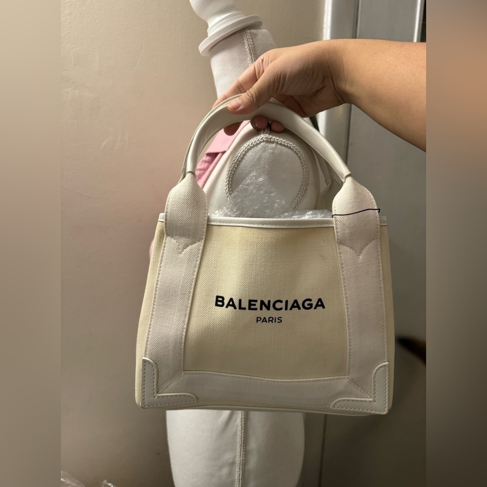 Balenciaga canvas off white cabas XS handbag - Picture 4 of 14